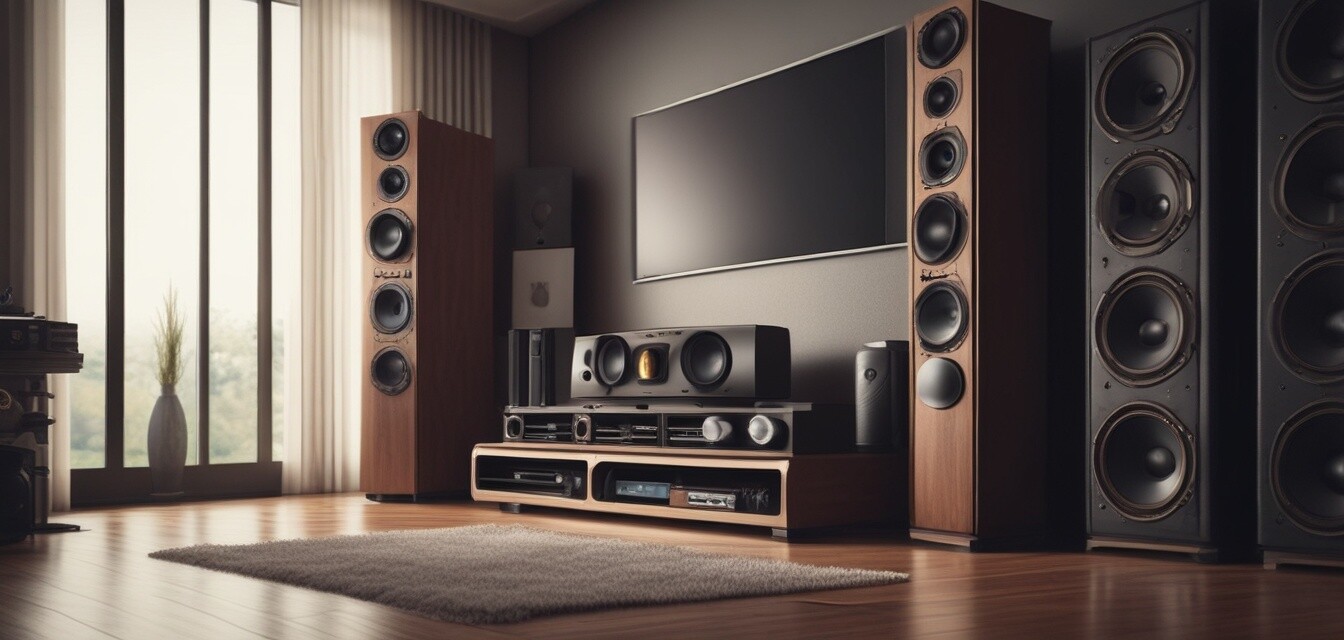 Home theater speaker setup
